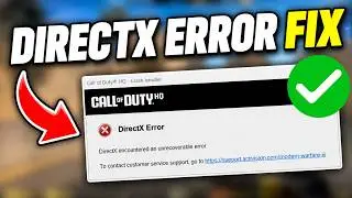 How to Fix COD Warzone DirectX Unrecoverable Error (2026) | Warzone DirectX Error FIX