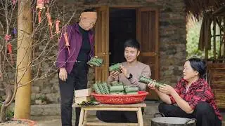 Nam's mother and grandmother came to help make the cakes. But their attitude was very strange.