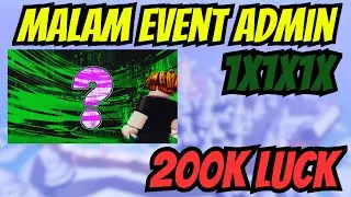 LIVE!! MALAM INI EVENT 200K LUCK 1X1X1X  !!- GAME ROBLOX FISH IT