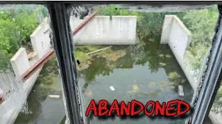Abandoned House Falling Into A Swamp