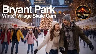 🔴 LIVE: Bryant Park Ice Rink ⛸️ 24/7 Live Cam | New York City