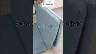 Travel bed trifold #floresta #florestaspringbed #mattress #kasurlipat #travelbed #springbed #kasur