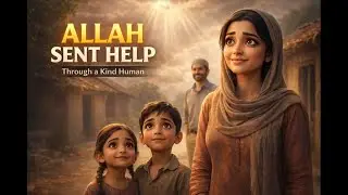 Allah Sends Help Through Good People | Emotional Story #islamicshorts #allah