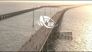 7 Mile Bridge Run movie of the first 40 years in the Florida Keys 