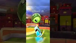 Beautiful Ceiling Redirect Goal in Competitive 2's in Rocket League!