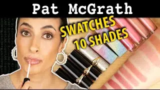 Pat McGrath Lipsticks & Lip Glosses - 10 Shades - Swatches & Try On