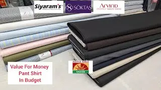 Branded Giza Cotton Shirts Fabric & TR Pant Fabric For Men | Soktas, Siyaram's, Tesini & Linen