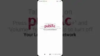 how to use public application with TalkBack for blind users