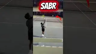 SABR Is OVERPOWERED 😈🎾#tennis #shorts #sports