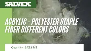 Current Sale - Acrylic - Polyester Staple Fiber Different Colors (Approx. 242.8 MT)