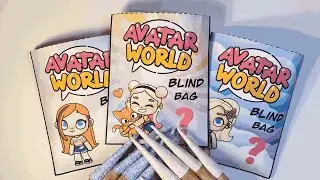 [🎀Paper diy🎀] Avatar World Blind Bag no music 🔇 ASMR 아바타 월드 서프라이즈 블라인드백