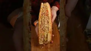 Саб из рубленой курицы с беконом и соусом ранч