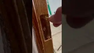 #howto repair stripped out door hinge holes #diy #allthings #handyman