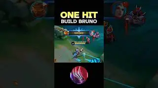 😱 WATCH THIS - BEST BUILD BRUNO 2024❓ ~ MLBB🔥 #mobilelegends #bruno #onehitbuild #shorts