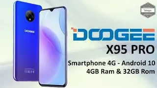 Смартфон DOOGEE X95 Pro 4G - 4 ГБ ОЗУ и 32 ГБ ROM - Android10 - Экран 6,52 дюйма - 4350 мАч