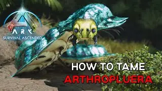 Ark Survival Ascended | How to tame ARTHROPLUERA - Easiest Method