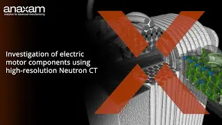 Investigation of electric motor components using high-resolution Neutron CT