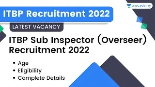 ITBP Sub Inspector (Overseer) Recruitment 2022 | Latest Govt Job Vacancy 2022 | Complete Details