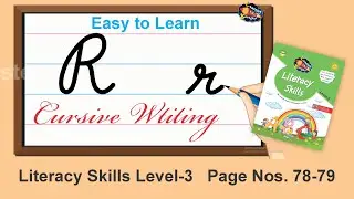 Cursive Writing for Beginners | Letter R | Cursive Capital and Small Alphabet | Learning Booster