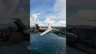 Everyone Thought This Landing Would Fail C17 #shortsvideo