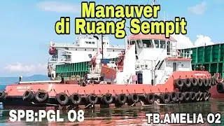 #Outbound operation #tugboat #tongkangbatubara 