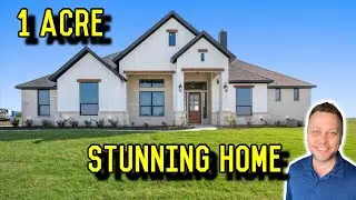 Stunning Custom Home on one acre near Dallas, TX!