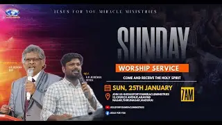 🔴🅻🅸🆅🅴 SUNDAY  SERVICE  25/1/2026      BISHOP.DR.S.P.JEEVANRAJ/ REV.S.P.JEREMIA TITUS