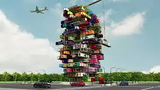 Concept Tower Rendering Created by Asif khan (cg Artist)