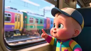 Magical Train Ride 🚂✨ | Learn Vehicles & Fun for Kids | Preschool Educational Video