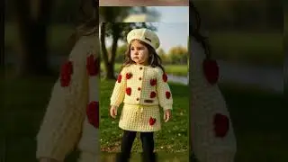 Beautiful Top with skirts collection for casual wear for kids in knitting #fashion#top #peplumtop#yt