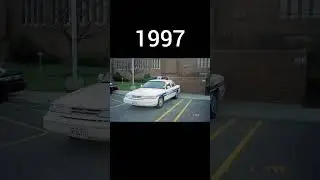 Evolution of Police Vehicles (1960 - 2023)#evolution #shorts #police #vehicles #2023
