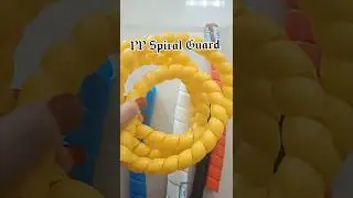 Hydraulic Hose Protector, PP Spiral Hose Guard [Hose Protector Colored] #spiralguard #hoseprotector