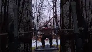 First 50 Rep Squat Set Of This Run!