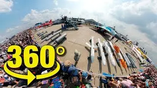 Моменты салона МАКС-2019 VR 360&deg;