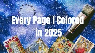 My 2025 Colored Pages Portfolio (Musical Flip-Through)