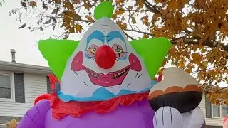 Распаковка 12-футовой гигантской надувной горки от #spirithalloween