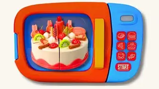 Create and Learn with Toy Kitchen Cooking | Preschool Toddler Learning Video