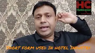 HOSPITALITY TERMS FULL FORM // HOTEL ABBREVIATIONS //HOTEL MANAGEMENT //