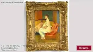 French Antique Genre Scene Charles X Pictures for Sale