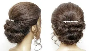 Prom Wedding Updo Tutorial. Hairstyles For Long Hair
