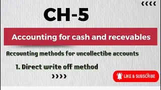 Part 20- CH-5 Accounting for cash and receivables በአማርኛ