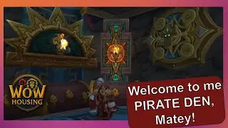 I Built a HIDDEN Pirate Cove in a Cave! (WoW Housing Tour)
