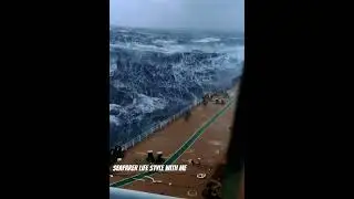 Ship in rough sea 🌊🌊🚢🚢 #viralshort #video