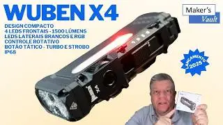 Wuben X4: Lanterna EDC compacta, vers&aacute;til e com design inovador
