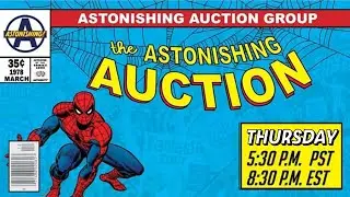 Thursday ASTONISHING AUCTION: Live Comic Book Auction (10/23/25) 8:30pm (EST)/5:30pm (PST)