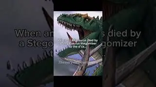 Is this the most brutal death in the fossil record ? #dinosaur #prehistoric #allosaurus #stegosaurus