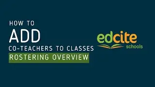 Co-teacher Tutorial