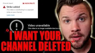 My Channel JUST Got FALSELY Struck.. A Threat To SUE & DELETE .. I'll Explain Why..