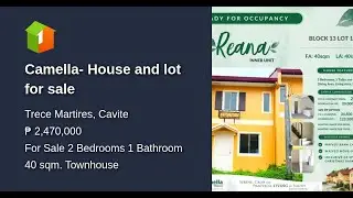 Camella- House and lot for sale