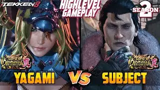 T8 &ndash; YAGAMI (Reina Mishima) vs SUBJECT (Dragunov) &ndash; Tekken 8 High Level Gameplay